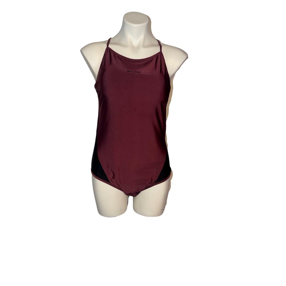 Baleaf women’s burgundy & black swimsuit